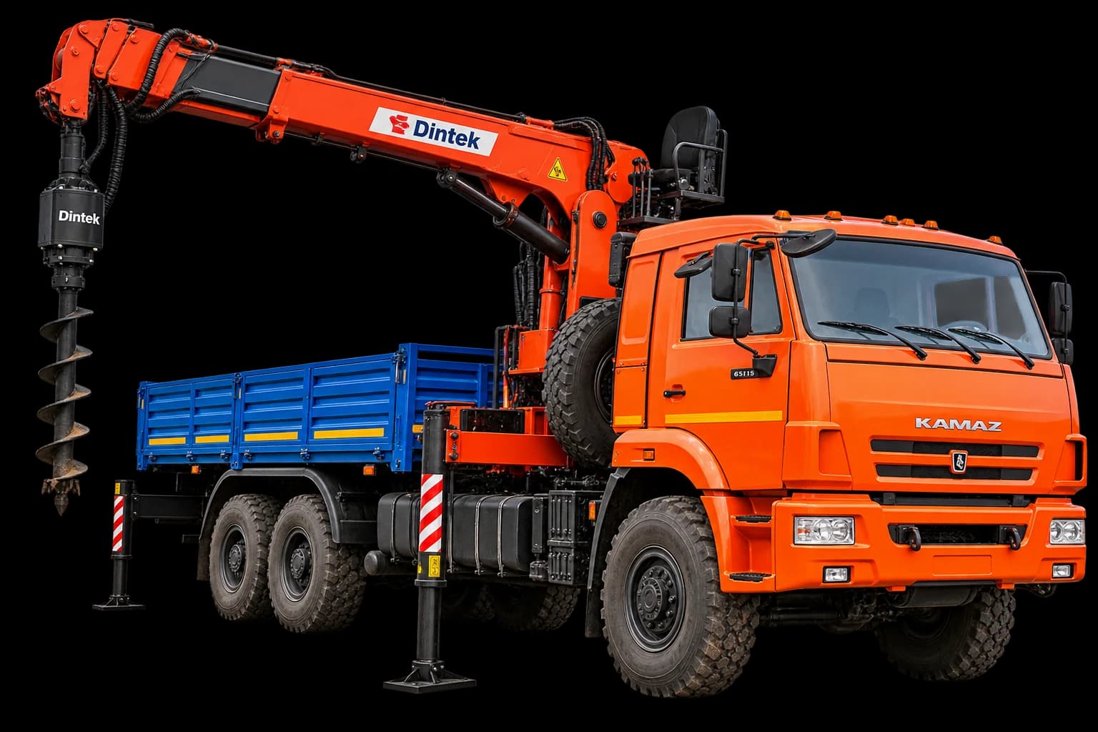 Манипулятор КАМАЗ 43118 с БКУ Dintek LS 2056